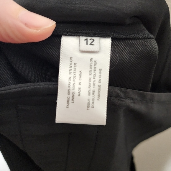 Proenza Schouler Black White Label DRAPEY Suiting Trousers 12 NWT - Picture 8 of 9